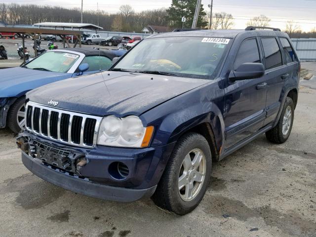 1J4GR48KX6C135862 - 2006 JEEP GRAND CHER BLUE photo 2