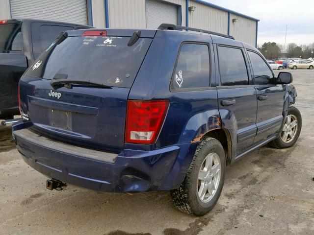 1J4GR48KX6C135862 - 2006 JEEP GRAND CHER BLUE photo 4