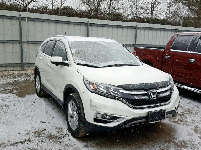 5J6RM4H76GL086065 - 2016 HONDA CR-V EXL WHITE photo 1