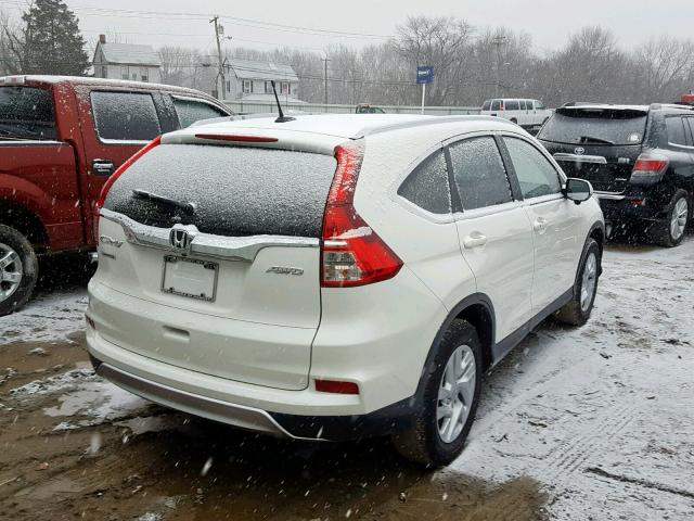 5J6RM4H76GL086065 - 2016 HONDA CR-V EXL WHITE photo 4