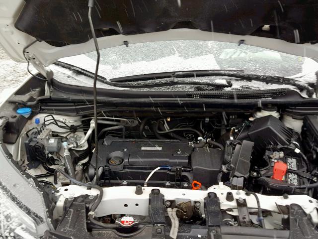 5J6RM4H76GL086065 - 2016 HONDA CR-V EXL WHITE photo 7