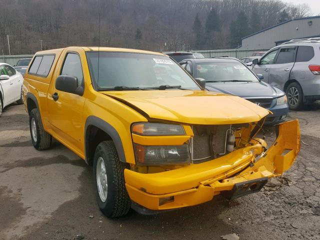 1GCCS149078141183 - 2007 CHEVROLET COLORADO YELLOW photo 1