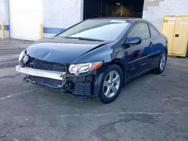 2HGFG11958H505436 - 2008 HONDA CIVIC EXL BLACK photo 2