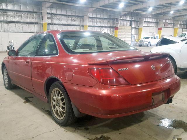 19UYA3140WL009776 - 1998 ACURA 2.3CL RED photo 3
