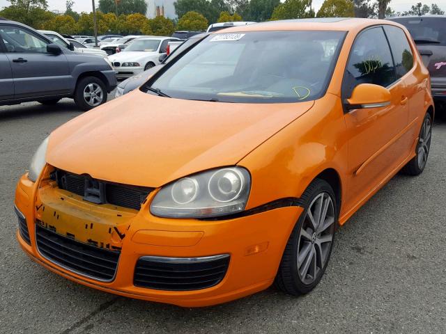 WVWFV71K47W169157 - 2007 VOLKSWAGEN NEW GTI FA ORANGE photo 2