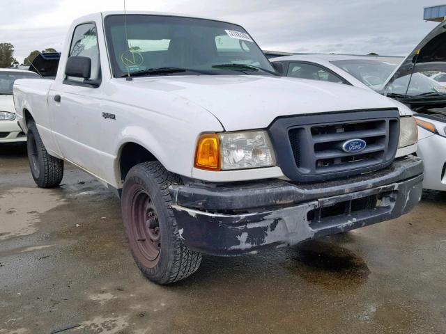 1FTYR10D44PB25226 - 2004 FORD RANGER WHITE photo 1