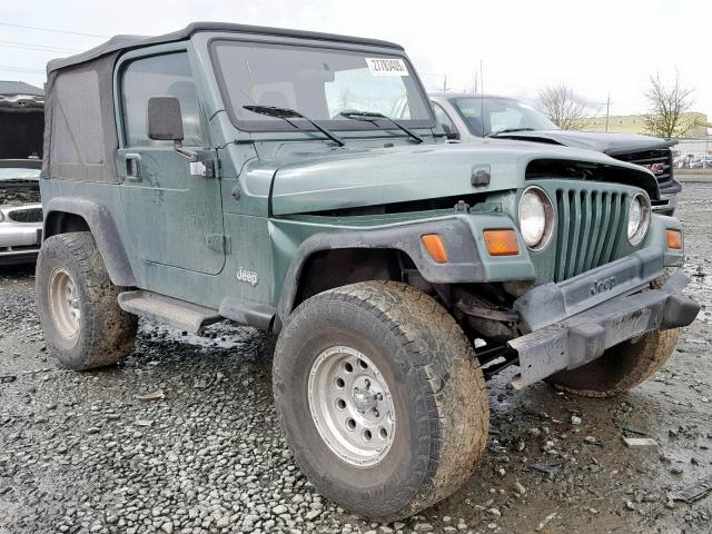 1J4FY19S4XP407358 - 1999 JEEP WRANGLER / GREEN photo 1