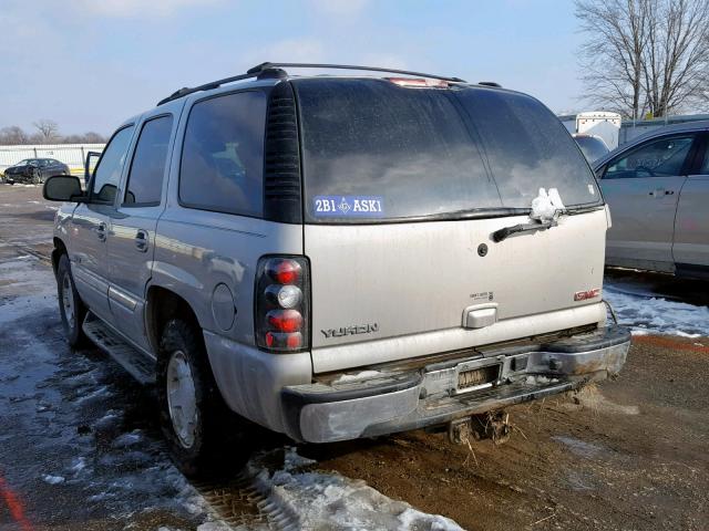 1GKEK13Z84R117265 - 2004 GMC YUKON TAN photo 3