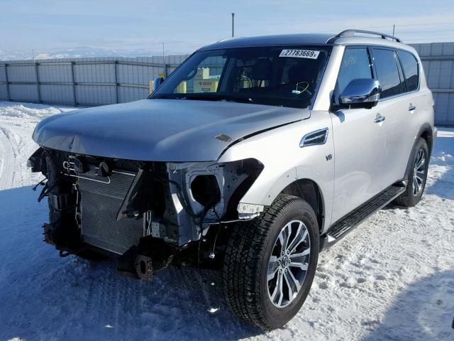 JN8AY2NC4J9558317 - 2018 NISSAN ARMADA SV SILVER photo 2