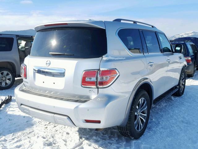 JN8AY2NC4J9558317 - 2018 NISSAN ARMADA SV SILVER photo 4