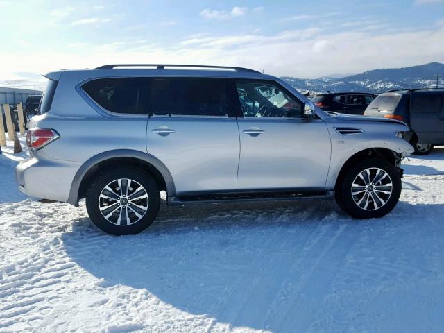 JN8AY2NC4J9558317 - 2018 NISSAN ARMADA SV SILVER photo 9