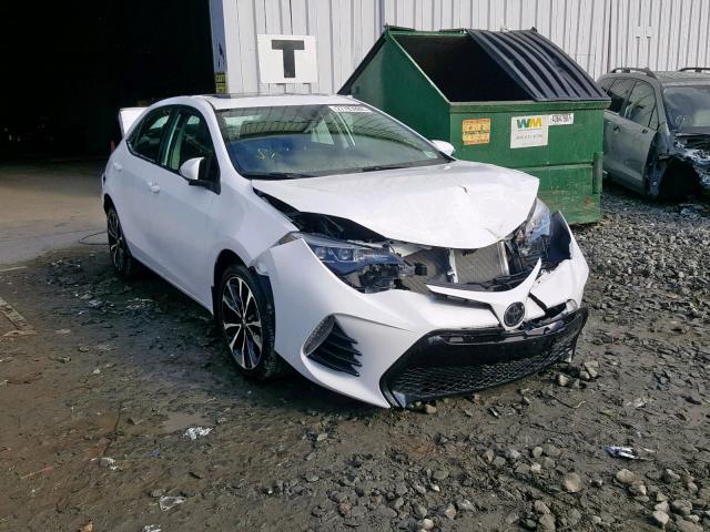 2T1BURHE5JC085264 - 2018 TOYOTA COROLLA L WHITE photo 1