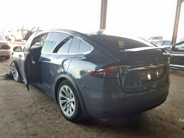 5YJXCBE27GF013450 - 2016 TESLA MODEL X GRAY photo 3