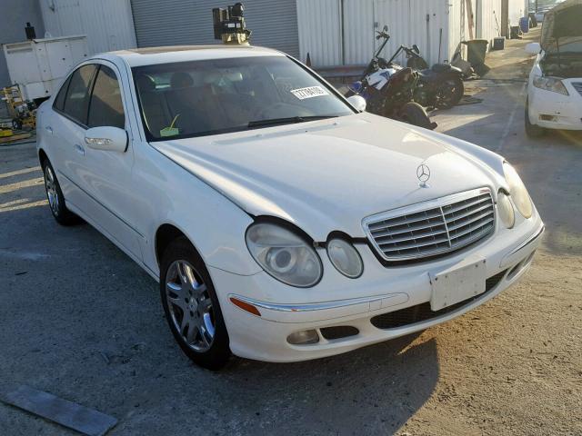 WDBUF65J03A163278 - 2003 MERCEDES-BENZ E 320 WHITE photo 1