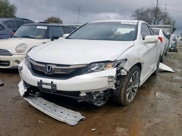 1HGCT2B86GA002053 - 2016 HONDA ACCORD EXL WHITE photo 2