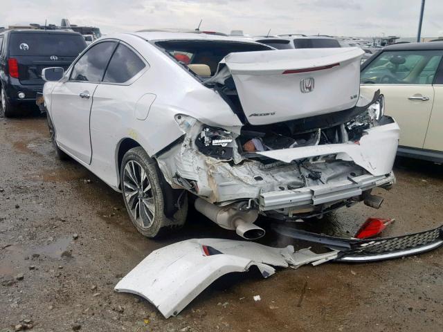 1HGCT2B86GA002053 - 2016 HONDA ACCORD EXL WHITE photo 3