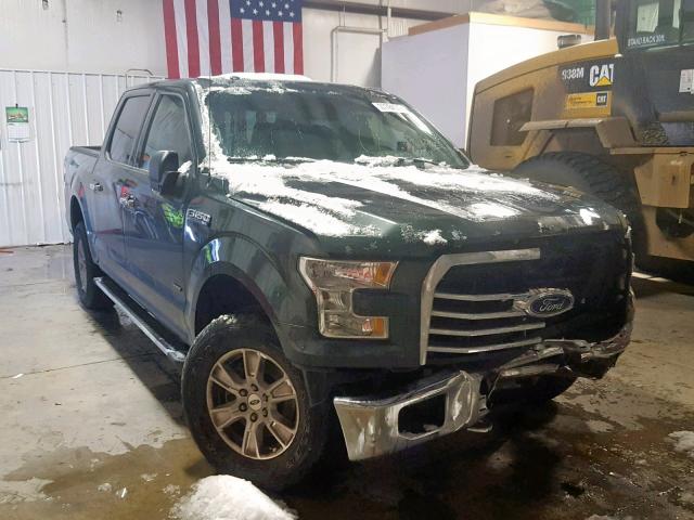 1FTEW1EGXFKE05862 - 2015 FORD F150 SUPER GRAY photo 1