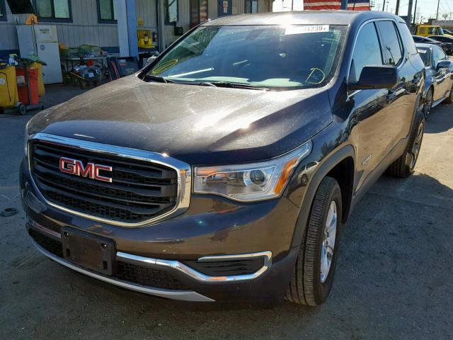 1GKKNKLA9HZ272262 - 2017 GMC ACADIA SLE GRAY photo 2