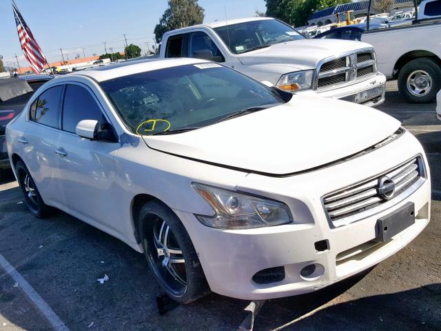 1N4AA5APXDC814113 - 2013 NISSAN MAXIMA S WHITE photo 1