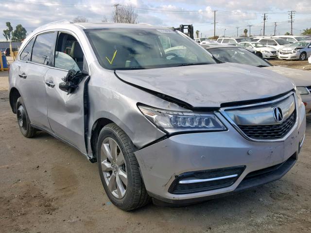 5FRYD4H88FB025732 - 2015 ACURA MDX ADVANC SILVER photo 1