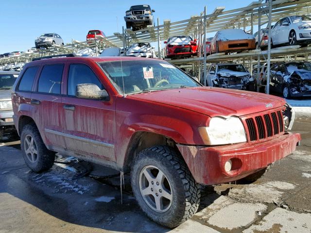 1J4GR48K25C646433 - 2005 JEEP GRAND CHER RED photo 1