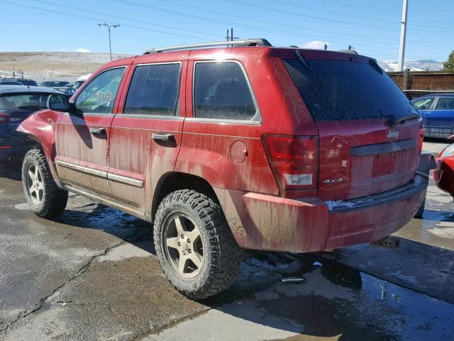 1J4GR48K25C646433 - 2005 JEEP GRAND CHER RED photo 3