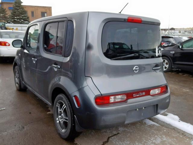 JN8AZ2KR5AT158789 - 2010 NISSAN CUBE BASE GRAY photo 3