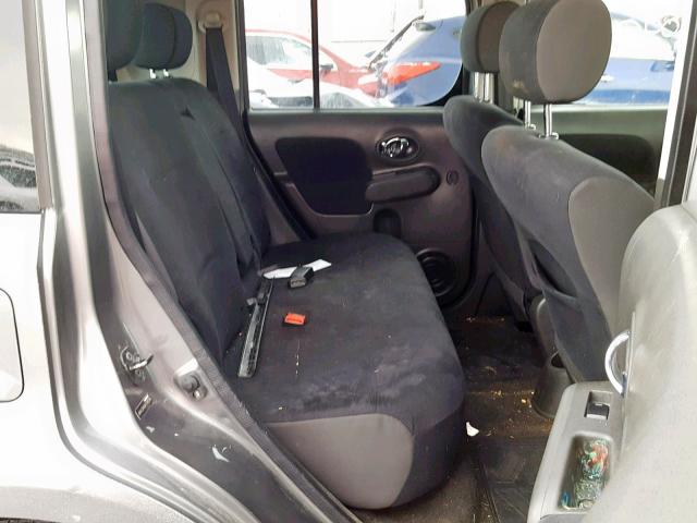 JN8AZ2KR5AT158789 - 2010 NISSAN CUBE BASE GRAY photo 6