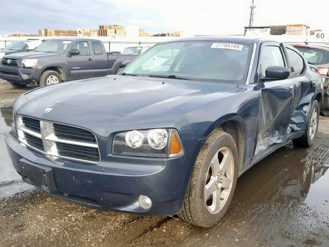 2B3KK33G68H318274 - 2008 DODGE CHARGER SX BLUE photo 2