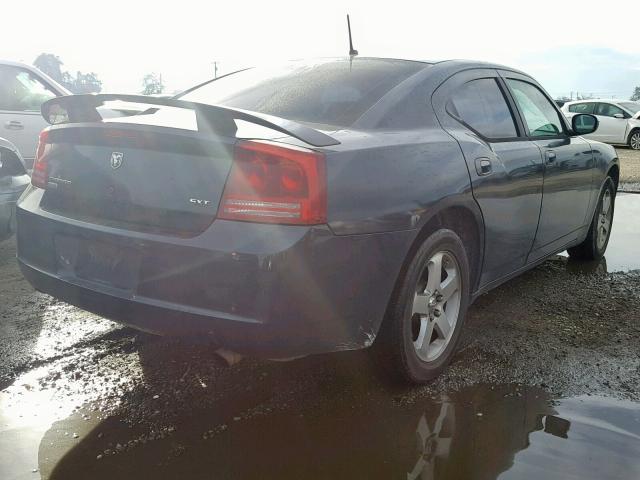 2B3KK33G68H318274 - 2008 DODGE CHARGER SX BLUE photo 4