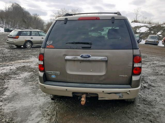 1FMEU74E76UA56958 - 2006 FORD EXPLORER E TAN photo 9