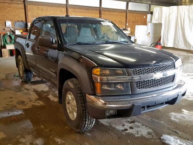 1GCDT136248167644 - 2004 CHEVROLET COLORADO BLACK photo 1