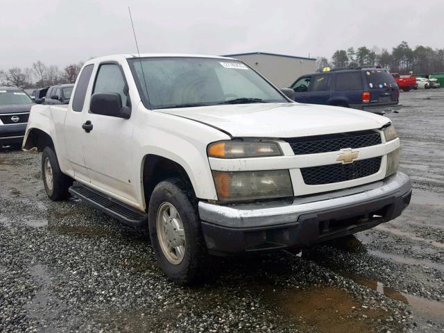 1GTCS199078138518 - 2007 GMC CANYON WHITE photo 1