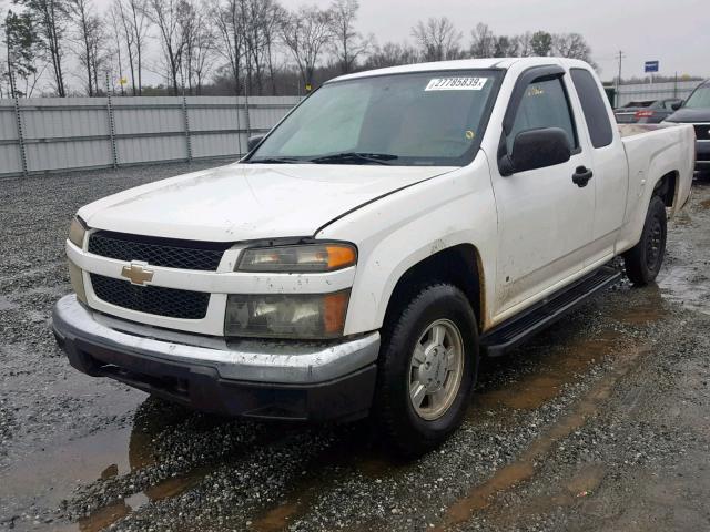 1GTCS199078138518 - 2007 GMC CANYON WHITE photo 2