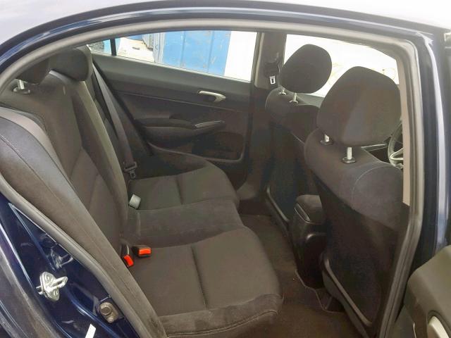2HGFA15649H504815 - 2009 HONDA CIVIC LX-S 蓝色 照片 6