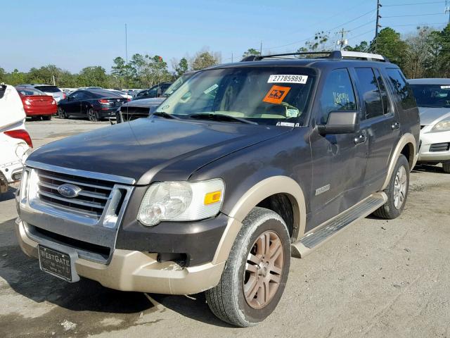 1FMEU74876UA44528 - 2006 FORD EXPLORER E GRAY photo 2