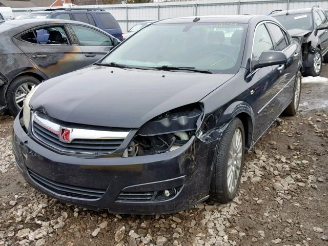 1G8ZV57758F100008 - 2008 SATURN AURA XR BLACK photo 2