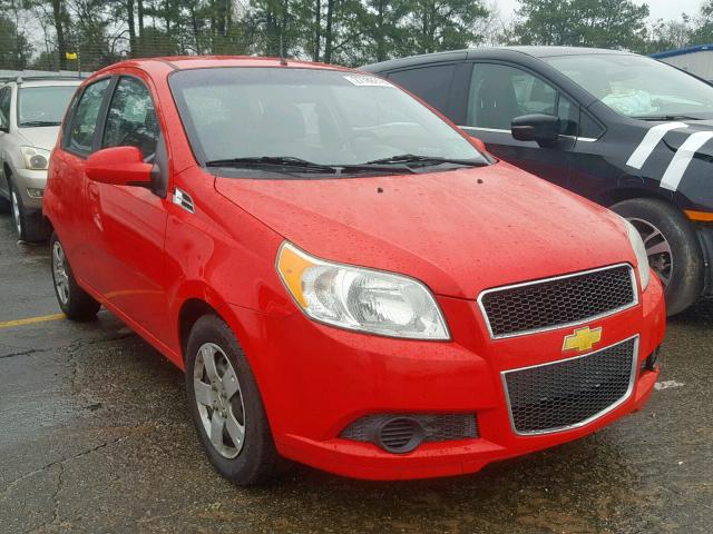 KL1TD6DE3BB157580 - 2011 CHEVROLET AVEO LS RED photo 1