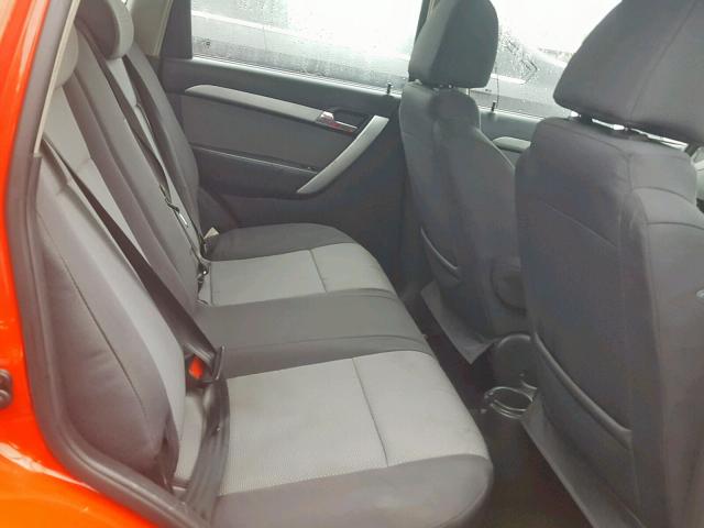 KL1TD6DE3BB157580 - 2011 CHEVROLET AVEO LS RED photo 6