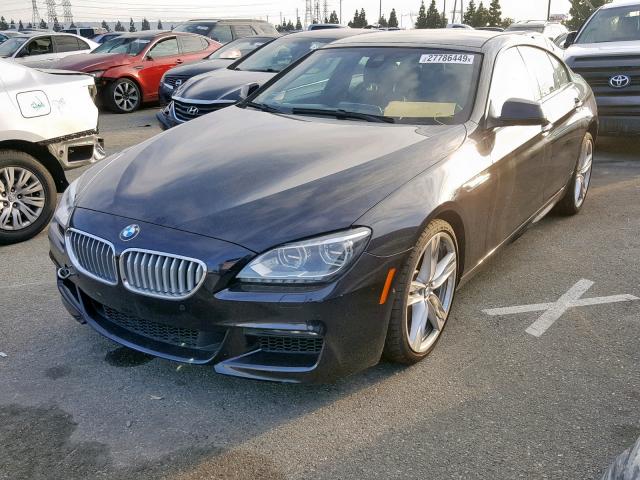 WBA6B2C50FGB99445 - 2015 BMW 650 I BLACK photo 2