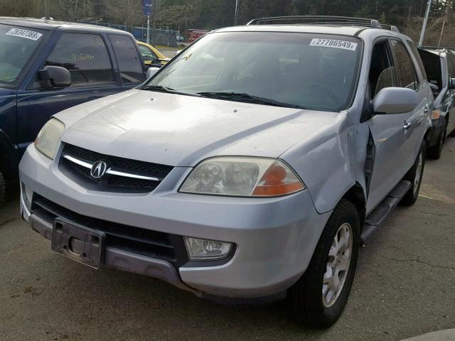 2HNYD18671H514019 - 2001 ACURA MDX TOURIN SILVER photo 2