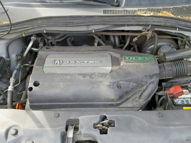 2HNYD18671H514019 - 2001 ACURA MDX TOURIN SILVER photo 7