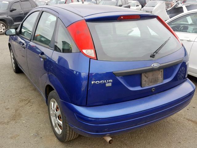 3FAHP37N25R111910 - 2005 FORD FOCUS ZX5 BLUE photo 3