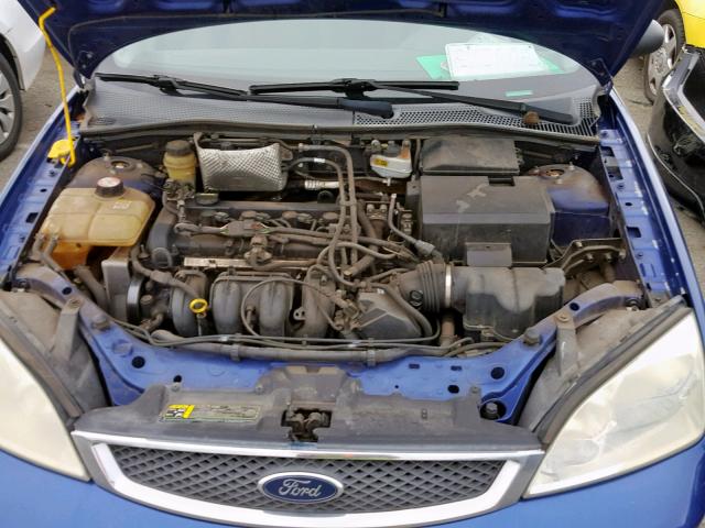 3FAHP37N25R111910 - 2005 FORD FOCUS ZX5 BLUE photo 7