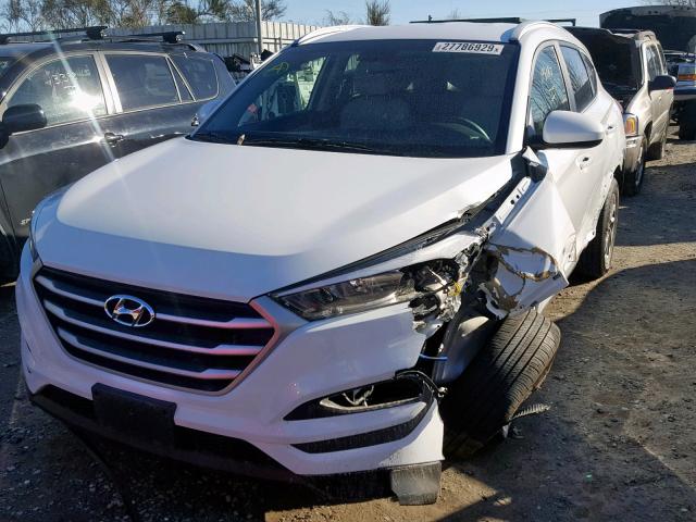 KM8J3CA47JU685019 - 2018 HYUNDAI TUCSON SEL WHITE photo 2