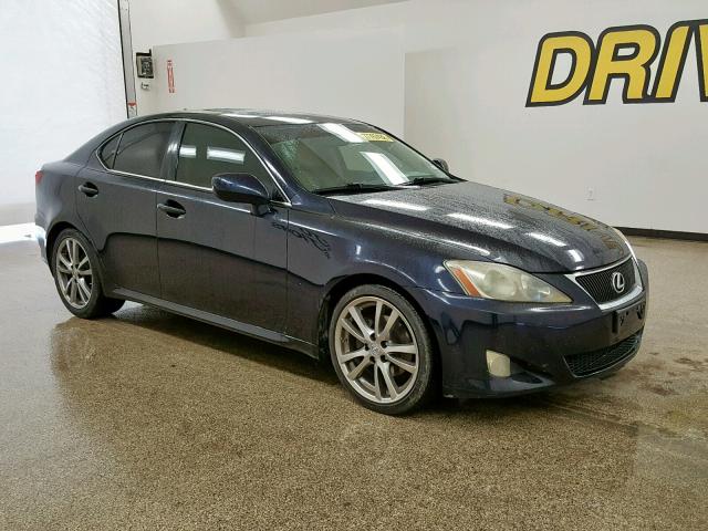 JTHBK262582066338 - 2008 LEXUS IS 250 BLUE photo 1