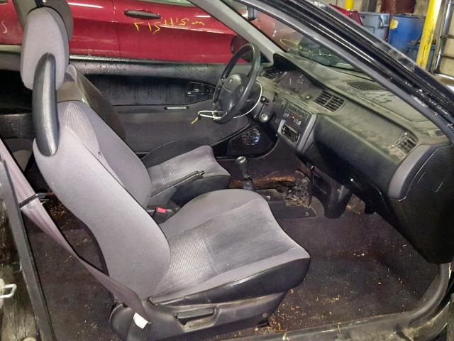 2HGEJ2122SH568457 - 1995 HONDA CIVIC DX BLACK photo 5