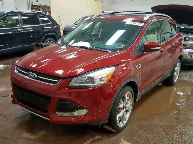 1FMCU9J9XGUB57391 - 2016 FORD ESCAPE TIT RED photo 2