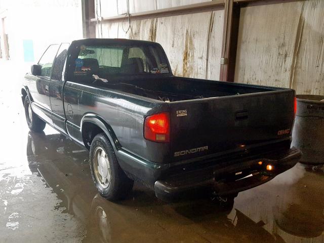 1GTCS19W528233607 - 2002 GMC SONOMA GREEN photo 3