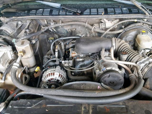 1GTCS19W528233607 - 2002 GMC SONOMA GREEN photo 7